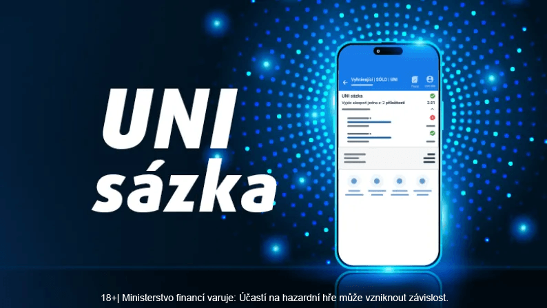 Zkuste nový UNI tiket u&nbsp;Tipsportu