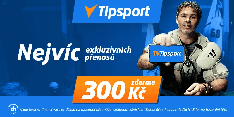 Tipsport nabízí pro vklady deset variant a&nbsp;pro výběry osm.
