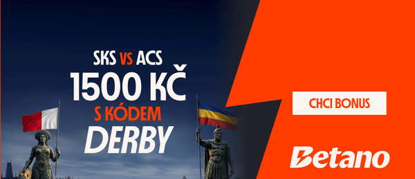 Unikátní Betano promo kód pro 9. 5. 2026 je DERBY