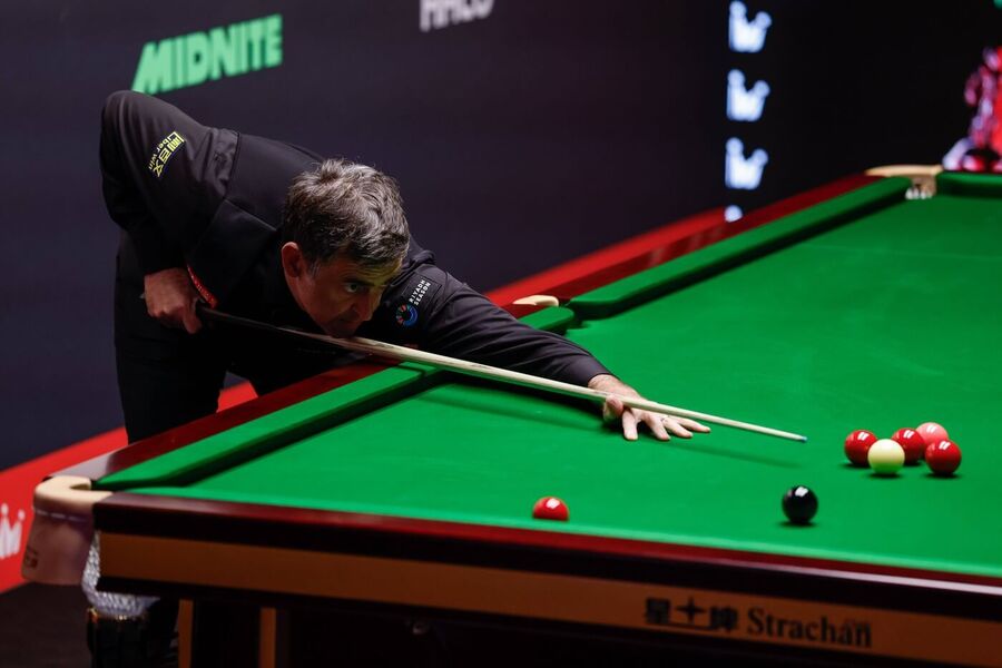Ronnie O'Sullivan v&nbsp;Crucible Theatre během Mistrovství světa ve snookeru 2026