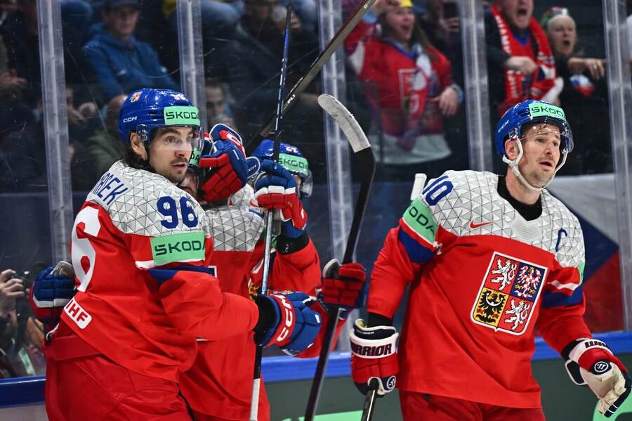 David Tomášek a&nbsp;Roman Červenka na MS v&nbsp;hokeji