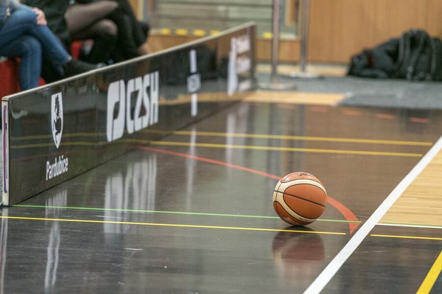 Ilustrační foto, basketbalový míč