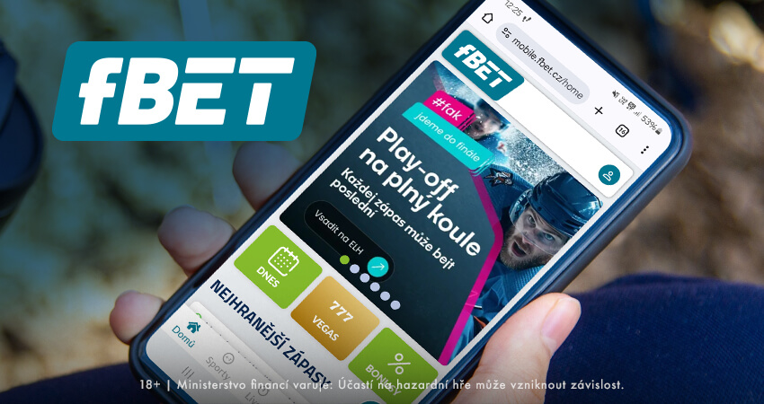 fBET aplikace není potřeba. Sázet lze na mobilu přímo na webu.