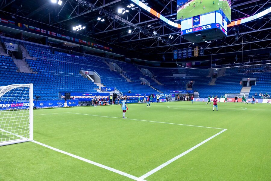 Mistrovství Evropy v&nbsp;malém fotbale 2026 v&nbsp;bratislavské Tipos Aréně