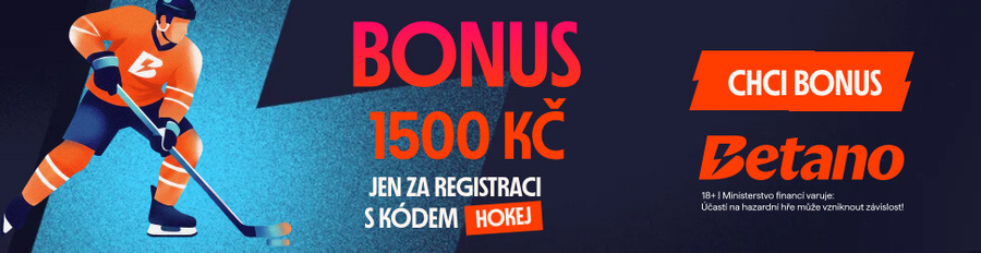 Na čtvrtfinále Česko - Finsko si vsaďte u&nbsp;Betana s&nbsp;výhodným registračním bonusem
