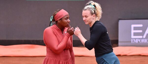 Taylor Townsend a Kateřina Siniaková na French Open 2026