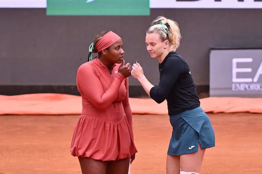Taylor Townsend a&nbsp;Kateřina Siniaková na French Open 2026