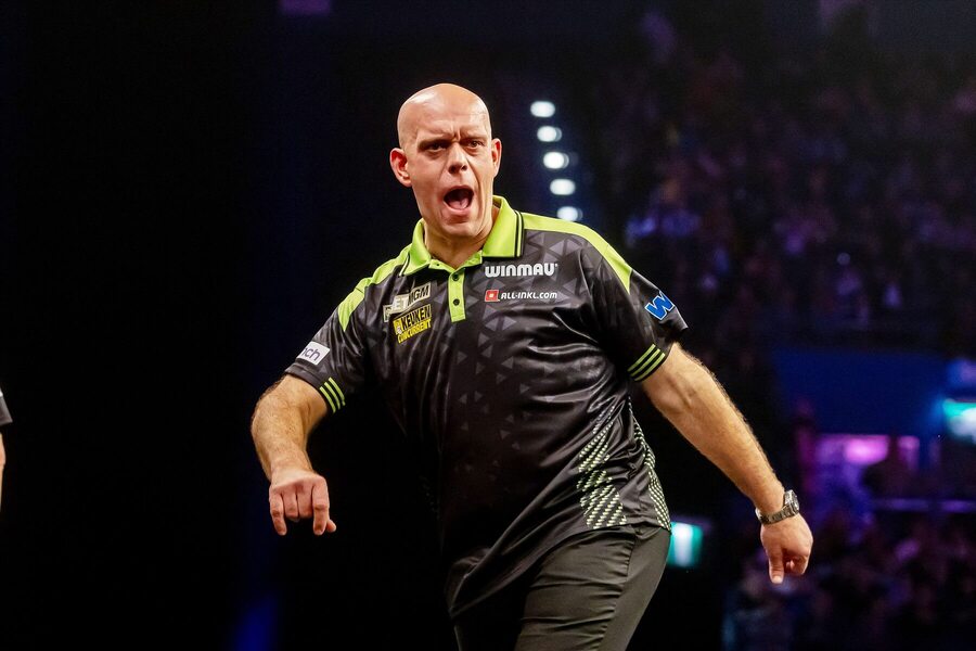 Šipkař Michael van Gerwen je nasazenou jedničkou turnaje Nordic Darts Masters 2026