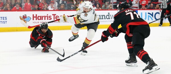 Vítězný gól českého forvarda Tomáše Hertla v prvním finále Stanley Cupu