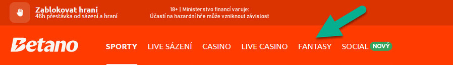 Kde najít Betano Fantasy na webu