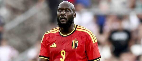 Romelu Lukaku v přáteláku proti Chorvatsku
