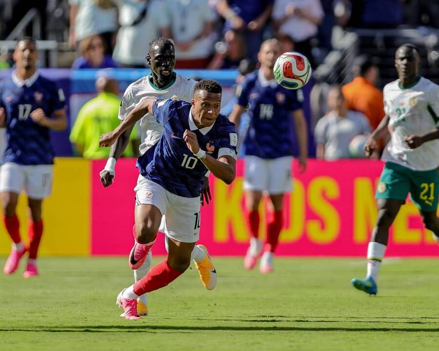 Kylian Mbappé vstřelil Senegalu dvě branky