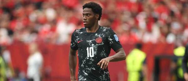 Kanadský útočník Jonathan David na MS 2026