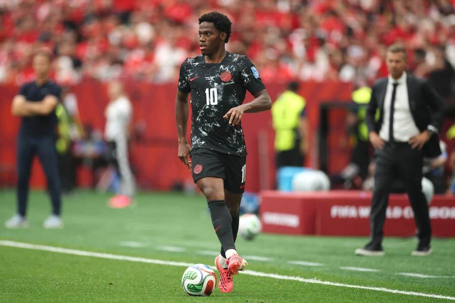 Kanadský útočník Jonathan David na MS 2026