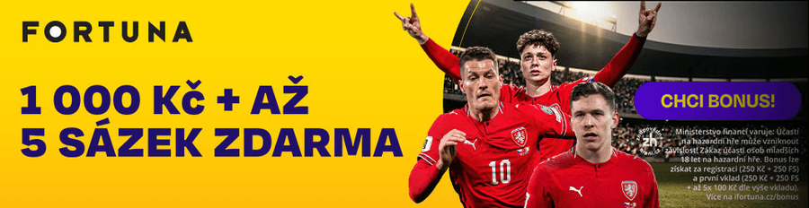 Vsaď si na MS ve fotbale s&nbsp;bonusem u&nbsp;Fortuny