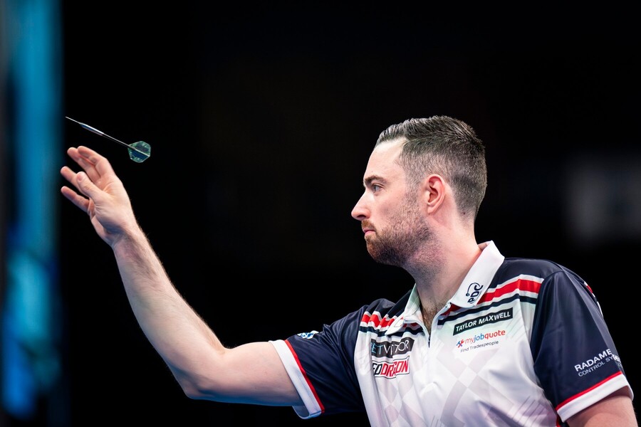 Šipkař Luke Humphries patří k&nbsp;hlavním hvězdám US Darts Masters 2026
