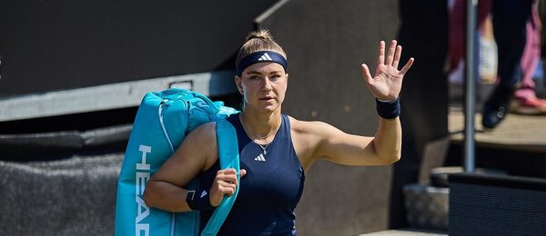 Karolína Muchová na turnaji v Bad Homburgu 2026