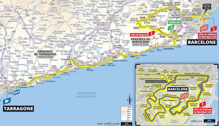 Trasa 2.&nbsp;etapy Tour de France