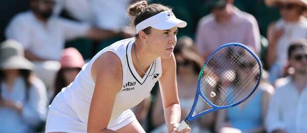 Linda Nosková během 3. kola Wimbledonu 2026
