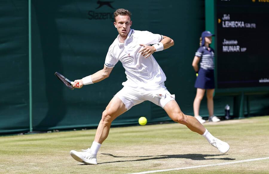 Jiří Lehečka během 3.&nbsp;kola Wimbledonu 2026