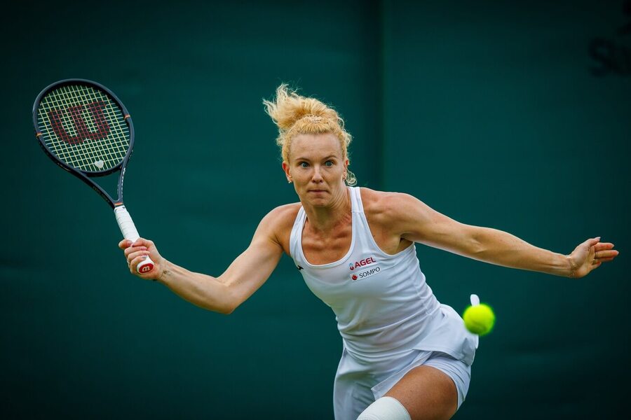 Kateřina Siniaková na Wimbledonu