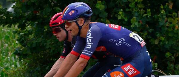 Pavel Bittner během páteční etapy Tour de France 2026, v dnešní 8. etapě se český cyklista pokusí navázat na 11. místo.