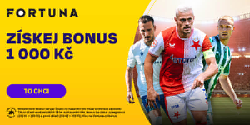 Vsaď si na Chance Ligu u&nbsp;Fortuny
