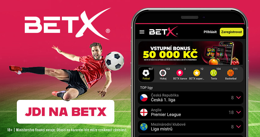 BetX registrace probíhá komplet online.