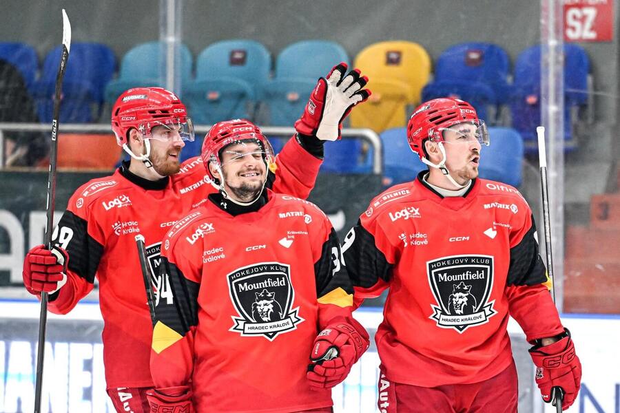 Hokejistům Mountfieldu se zatím v&nbsp;přípravě na extraligu daří skvěle