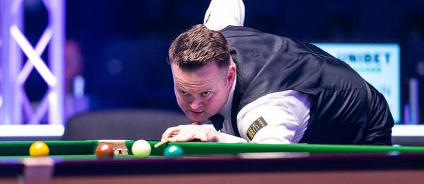 Shaun Murphy během snookerového turnaje British Open 2025, který britský hráč vyhrál