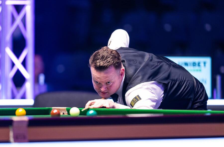 Shaun Murphy během snookerového turnaje British Open 2025, který britský hráč vyhrál