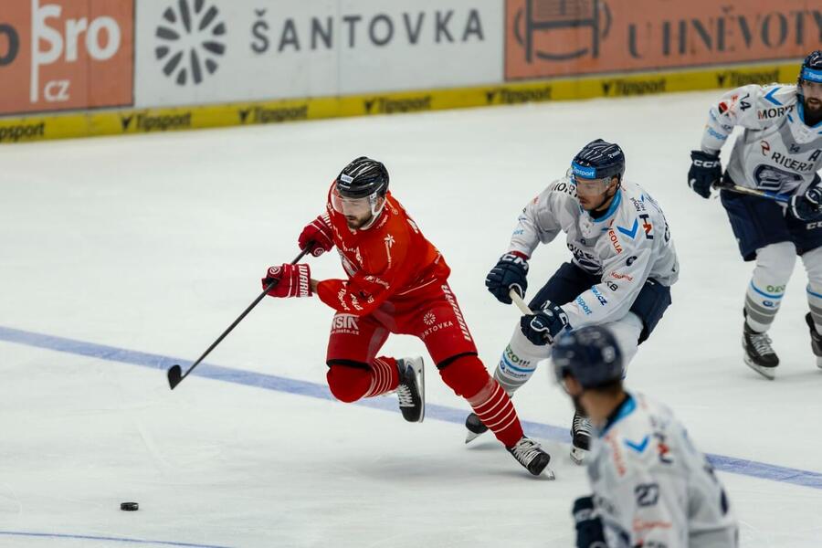 V přípravném duelu se už podruhé potkávají hokejisté Vítkovic a&nbsp;Olomouce