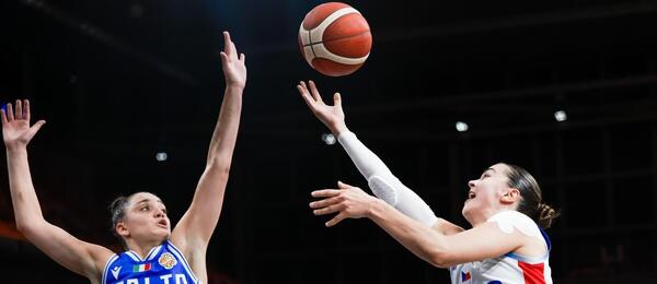 Zakončení Elišky Joklové v zápase proti Itálii