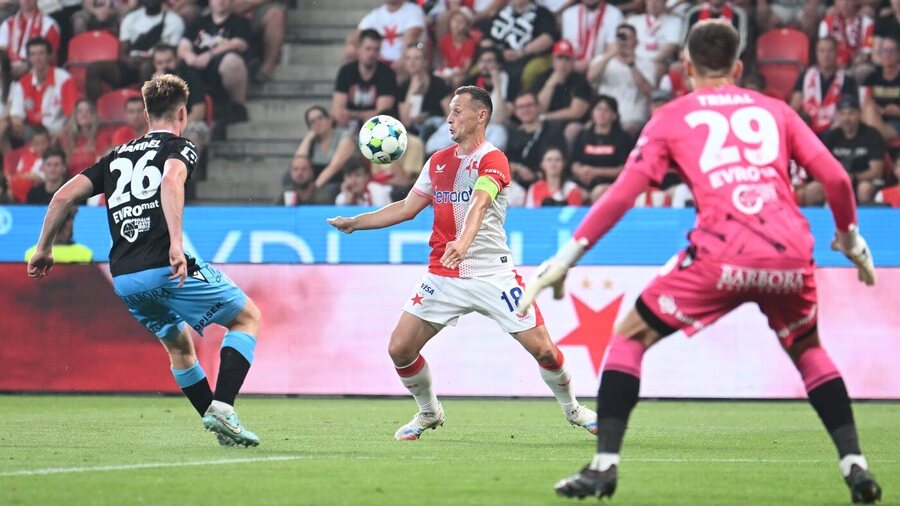Zápas Slavie proti Teplicím