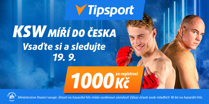 KSW 121 si lze pustit u&nbsp;Tipsportu