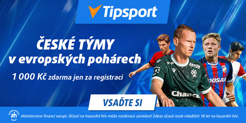 Vsaďte si u&nbsp;Tipsportu na evropské poháry
