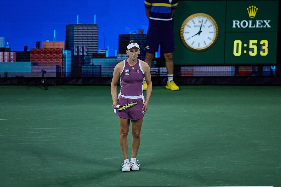 Naposledy slavila zisk titulu Elise Mertens
