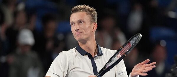 Jiří Lehečka na turnaji v Tokiu 2026