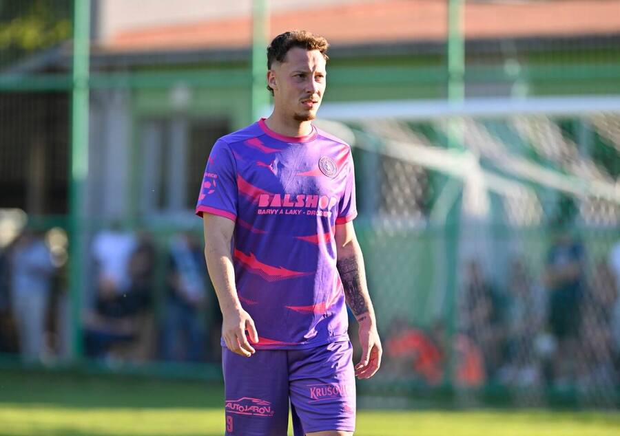 Ladislav Krobot během zápasu Bohemians ve Vsetíně