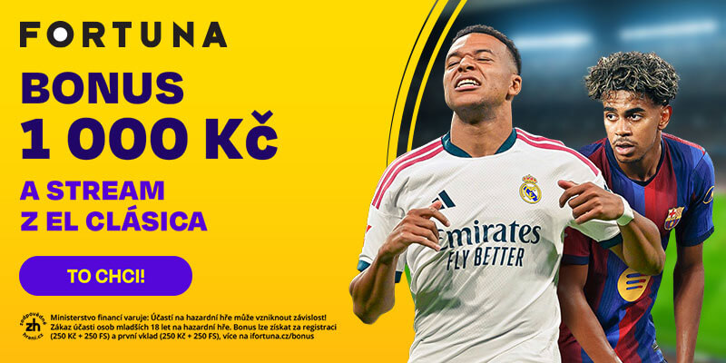Speciální bonus pro nově registrované hráče u&nbsp;Fortuny