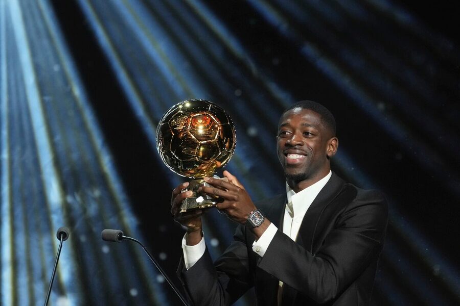 V roce 2025 obdržel Zlatý míč Ousmane Dembélé