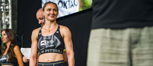 Lucia Szabová na vážení před turnajem Oktagon 92
